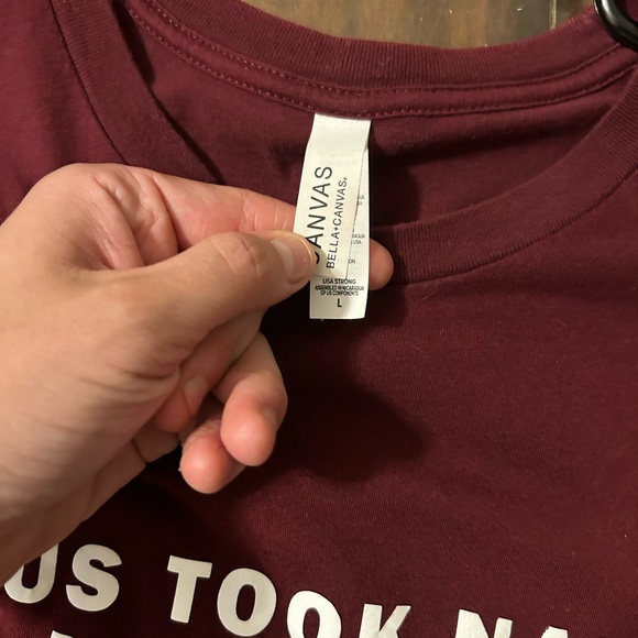 Bella and Canvas L tee Jesus Took Naps - Picture 2 of 3